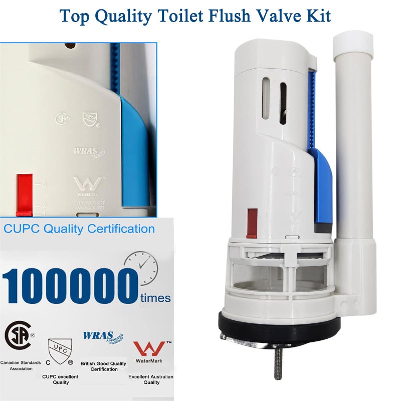 VALLVATER 2-inch Toilet Flush Valves Assembly Compatible with Water Ridge One Piece Toilets Fits for TOTO THU338N Dual Flush Drain Valve Repair Part Replacement - Image 4